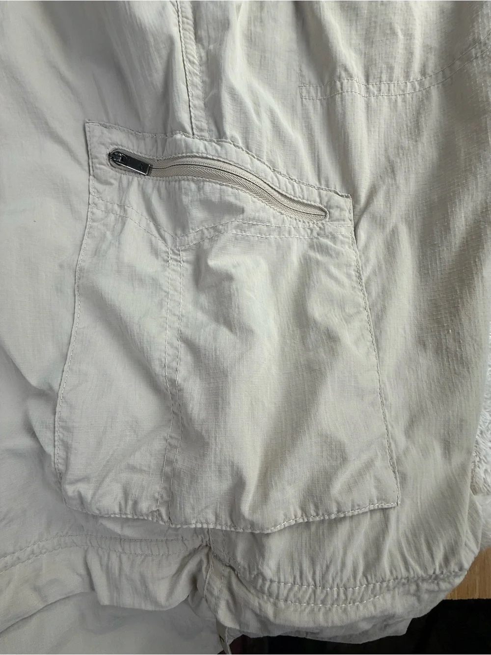 Columbia Men's Khaki Convertible Cargo Pants Omni-Shade Size 46x34
